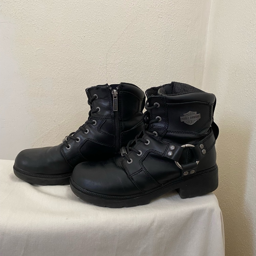 Harley Davidson Moto Harness Boots size 8.5 - Picture 3 of 8